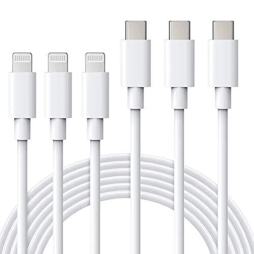 Cavo USB-C Lightning ilikable 3 Pezzi 1M Ricarica Rapida Certificato MFi