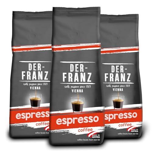 Der-Franz Espresso Caffè in Chicchi Interi - 3 x 500g