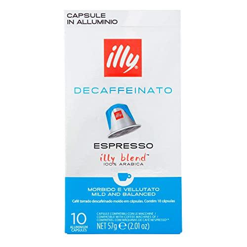 Capsule Illy Decaffeinato Compatibili Nespresso - Confezione da 10