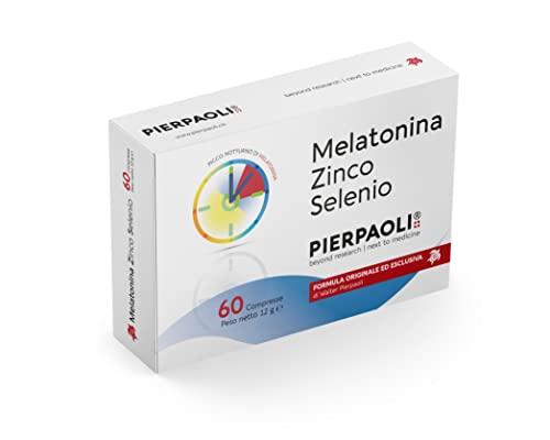 PIERPAOLI Melatonina Zinco Selenio: Integratore per Sonno e Sistema Immunitario