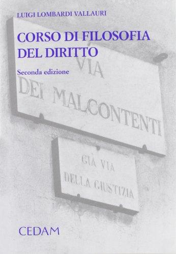 Corso di filosofia del diritto - Lombardi Vallauri