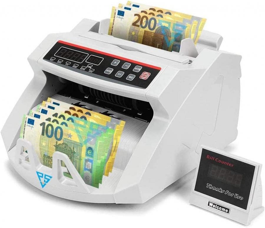 A.M.C. Conta Banconote Display LED Rivelatore di Banconote False