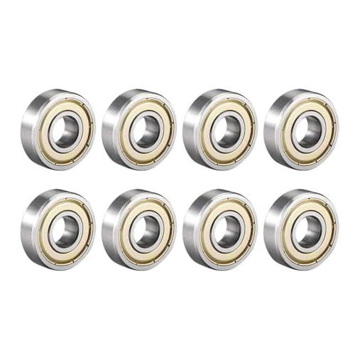 Cuscinetti a Sfera 608ZZ in Metallo per Skateboard, Roller e Altre Applicazioni - Set da 8