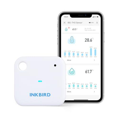 Inkbird IBS-TH3 Termometro Igrometro WiFi con App e Allarmi