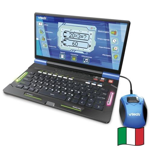 VTech Bit Smart Genius Plus Nero - Computer Interattivo Bilingue per Bambini