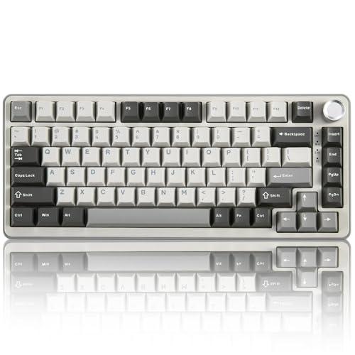 YUNZII B75 PRO: Tastiera Meccanica Wireless Personalizzabile con Manopola