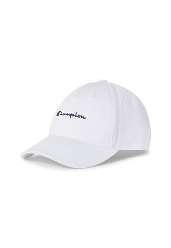 Champion Lifestyle Caps - 802410, Cappellino da Baseball Unisex - Adulto, Bianco, Taglia Unica