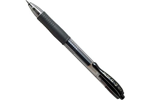 Penna a sfera a scatto Pilot G-2 nero 0,7 mm