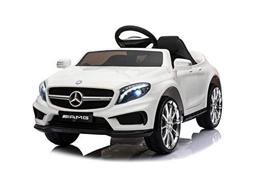 Baroni Toys Mercedes AMG Baby Car Elettrica Bianca