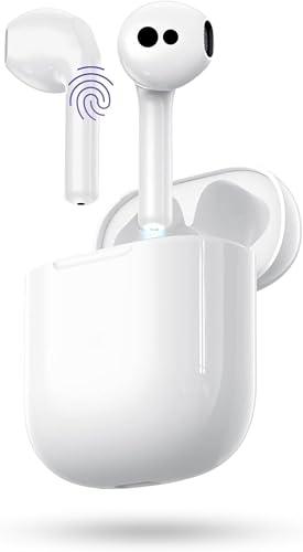 YHFvesv Cuffie Bluetooth 5.3 con Cancellazione Rumore ENC