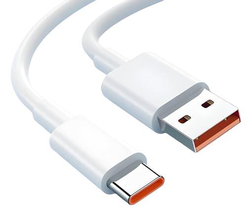 TECHNOSET Cavo USB Type-C 6A 65W Ricarica Rapida 1M per Xiaomi/Redmi/Poco