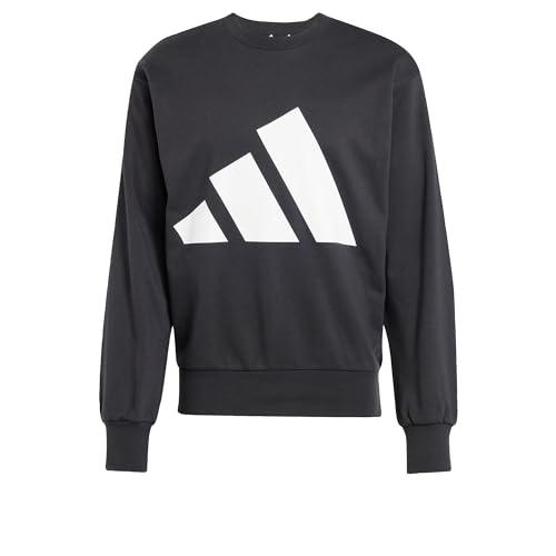 Adidas Essentials Big Logo French Terry Sweatshirt Uomo Nera/Bianca