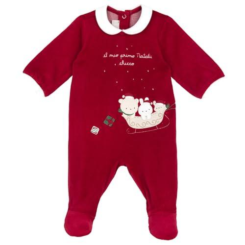 Chicco Tutina Natale Neonato/a - Morbido Tessuto, Design Italiano
