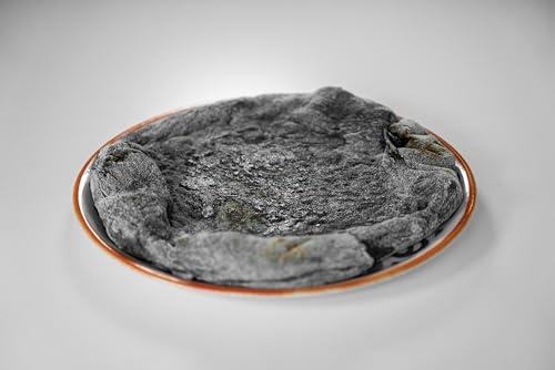 Base Pizza Tonda Nera Precotta al Carbone Vegetale - Artigianale Multicereali (3 pz)