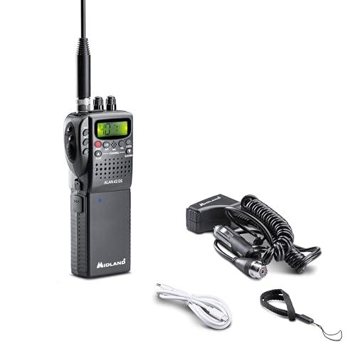 Midland Alan 42 DS Lithium - Radio CB Portatile con Batteria Potenziata