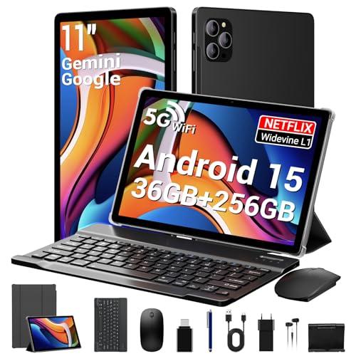 LEVIRTU Tablet 11 Pollici Android 15, 36GB RAM, 256GB ROM, 5G WiFi, Widevine L1