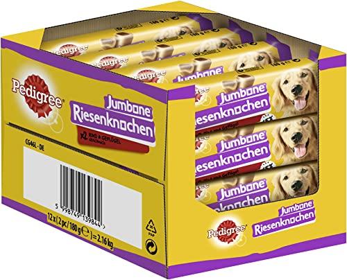 Pedigree Snack per Cani di Taglia Media con Manzo e Pollame, 24 Pezzi
