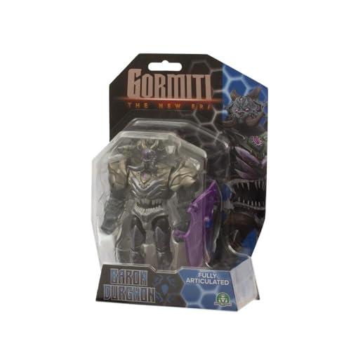 GORMITI THE NEW ERA - Cattivo Baron Durghon, Action Figure Villain Da 15 Cm Articolato, Rivale Con Arma Ascia Squarciamondi, Per Bambini A Partire Dai 3 Anni