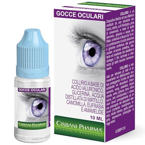 Cisbani Pharma Collirio Occhi Secchi con Acido Ialuronico e Estratti Naturali