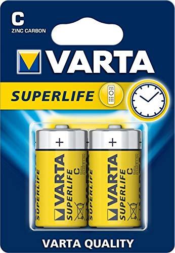 Varta Superlife R14 Mezza Torcia - Blister da 24 Pile (12x2)