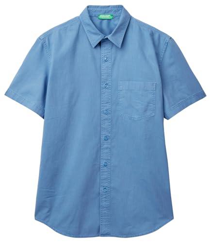 United Colors of Benetton Camicia in Lino Tinto Filo
