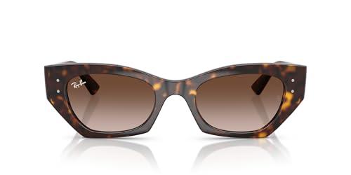 Ray-Ban Occhiali da sole unisex Rb4430 Zena Havana/Marrone sfumato, 49 mm