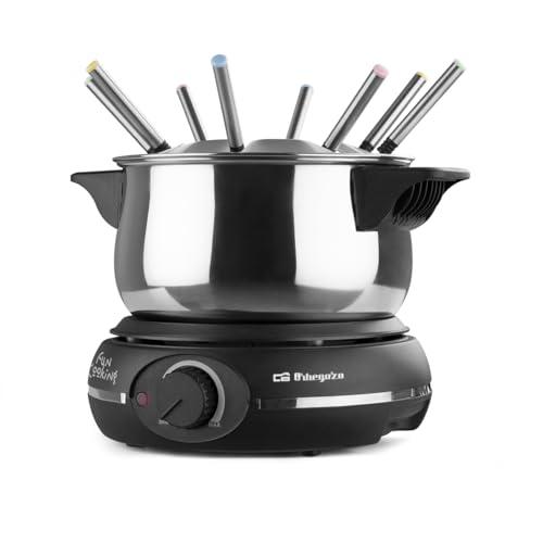 Orbegozo FDR 14 Fondue Elettrica 1500W con 8 Forchette