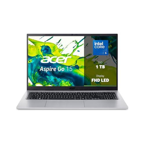Acer Aspire Go 15 AG15-72P-54CZ PC Portatile, Notebook, Processore Intel Core 5 120U, RAM 16 GB DDR4, 1024 GB PCIe NVMe SSD, Display 15.6