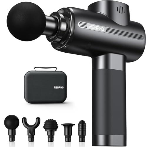 Renpho Pistola Massaggi Muscolare Profondo Tessuto, Nero