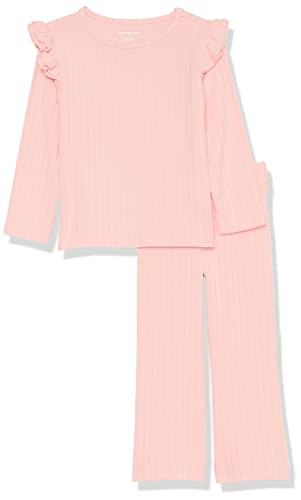 Amazon Essentials Completo a coste larghe Bambine e ragazze, Pacco da 2, Rosato, 2 anni