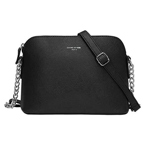 David Jones Borsa a Tracolla Donna Nera con Catena