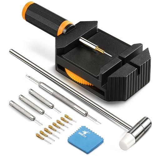 JOREST Togli Maglie Orologio, Kit Riparazione Orologi, Attrezzi Orologiaio, Accorciare e Stringi e Regola Braccial, Togliere Perni Cinturino, Rimuovi Maglie