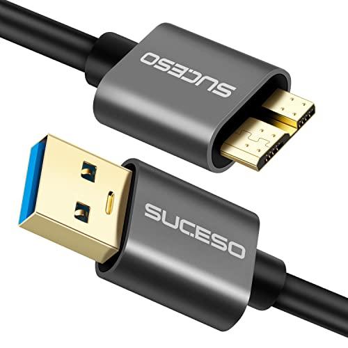 SUCESO Cavo Micro B a USB 3.0 A 5Gbps [0.5M]