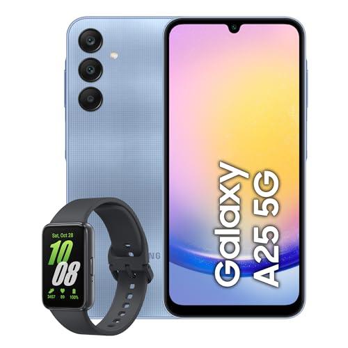 Samsung Galaxy A25 5G Blue + Galaxy Fit3 Gray: Connettività e Benessere al Tuo Polso