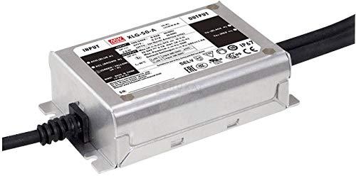 Driver LED Mean Well XLG-50-A a potenza costante 50 W 530 mA - 2.1 A 22-54 V/DC circuito PFC, regolabile, non dimm