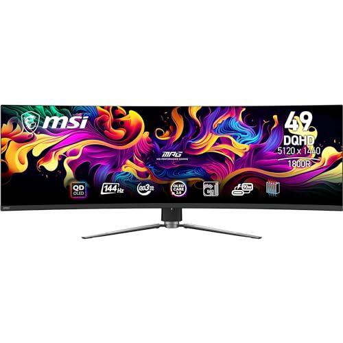 MSI MPG 491CQP QD-OLED Monitor Gaming Curvo 49