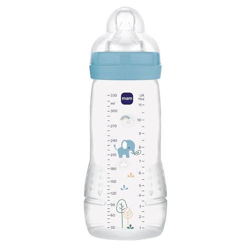 MAM Biberon Easy Active 330ml Azzurro - Tettarella Misura 3