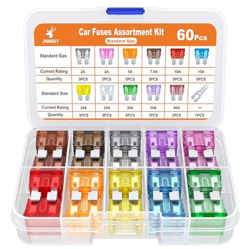 JOREST Kit 60 Fusibili Auto Standard con Estrattore