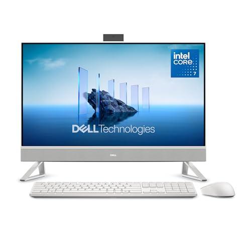 Dell All-in-One Desktop 27 FHD - Intel Core 7, 16GB RAM, 1TB SSD, Bianco