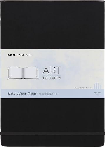 Moleskine Art Plus Album Acquerello A4 Nero Copertina Rigida
