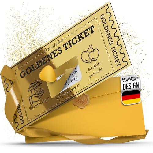 YourWish® Buono da Compilare con Adesivo Grattabile - Biglietto Gratta e Vinci Personalizzato per Occasioni Speciali