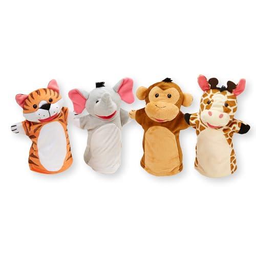 Melissa & Doug Marionette da Mano Animali Selvaggi per Teatrino