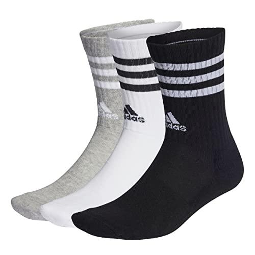 Calze Sportive Adidas 3-Stripes Cushioned Crew (3 Paia)