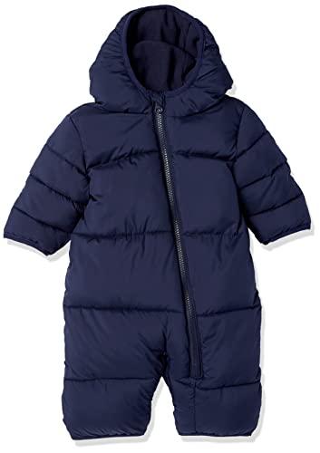 Amazon Essentials Tuta invernale unisex per bambini, impermeabile, con bandierine, blu scuro, 24 mesi