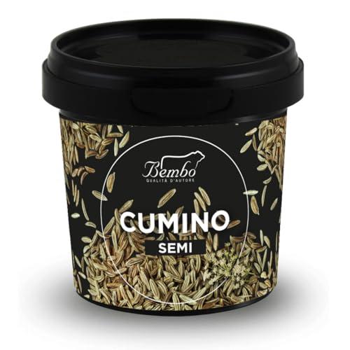 Semi Bembo: Semi di Cumino 60g – Spezia Naturale e Aromatica, Senza Glutammati, Additivi e Coloranti – Confezione Anti-Spreco, Anti-Luce e Anti-Ossidazione