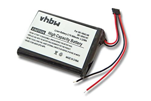 Batteria di ricambio vhbw per Garmin Edge 500, 520, Explore 820, 200, 205 - 600mAh, 3.7V, Li-Ion