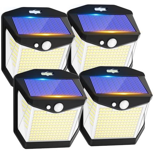 Luci LED Solari Esterno Giardino 4 Pezzi