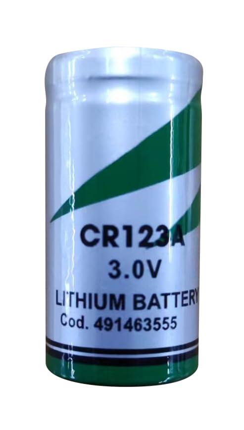 Batteria al Litio CR123A 3V 1500mAh - Confezione da 10 pezzi