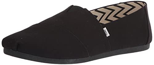 TOMS Alpargata Loafer Flat, Mocassino Basso, Nero, 43 EU