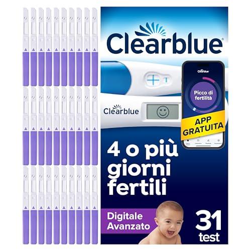 Clearblue 30 Test di Ovulazione Digitali Avanzati + 1 Test di Gravidanza